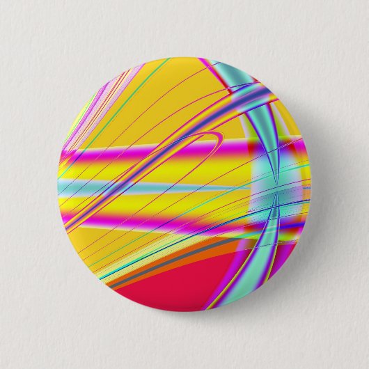 Fractal Abstract 061012e Ronde Button 5,7 Cm (Voorkant)