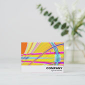 Fractal Abstract 061012e Visitekaartje (Staand voorkant)