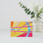 Fractal Abstract 061012e Visitekaartje (Staand voorkant)