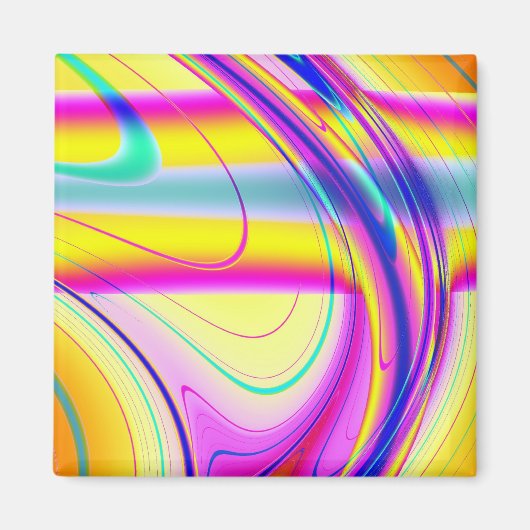 Fractal Abstract 061012f Magneet (Voorkant)