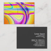 Fractal Abstract 061012f Visitekaartje (Voorkant / Achterkant)