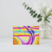 Fractal Abstract 061012f Visitekaartje (Staand voorkant)