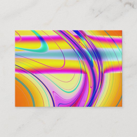 Fractal Abstract 061012f Visitekaartje (Voorkant)