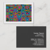 Fractal Abstract 191111a (Grenzen) Visitekaartje (Voorkant / Achterkant)