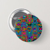 Fractal Abstract 191111a Ronde Button 5,7 Cm (Voorkant /achterkant)