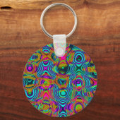 Fractal Abstract 191111a Sleutelhanger (Voorkant)