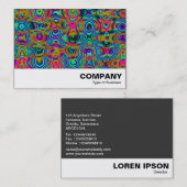 Fractal Abstract 191111a Visitekaartje (Voorkant / Achterkant)