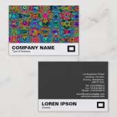 Fractal Abstract 191111a Visitekaartje (Voorkant / Achterkant)