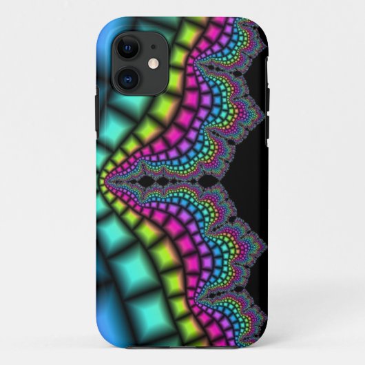 Fractal Abstract kleurrijke Fantasy Computer grafi Case-Mate iPhone Case (Achterkant)