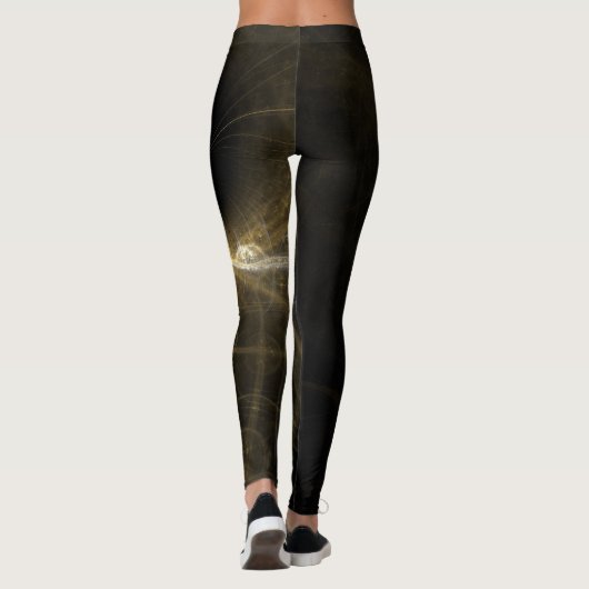 Fractal Abstracte achtergrond 2 Leggings (Achterkant)