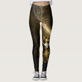 Fractal Abstracte achtergrond 2 Leggings (Voorkant)