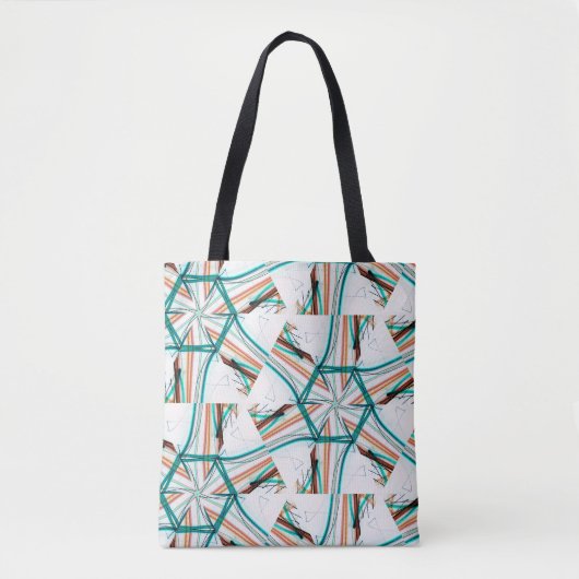 Fractal abstracte achtergrond. Digitale effecten.  Tote Bag (Voorkant)