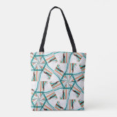 Fractal abstracte achtergrond. Digitale effecten.  Tote Bag (Achterkant)