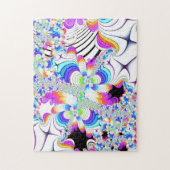 Fractal Abstracte Daydromen Legpuzzel (Verticaal)