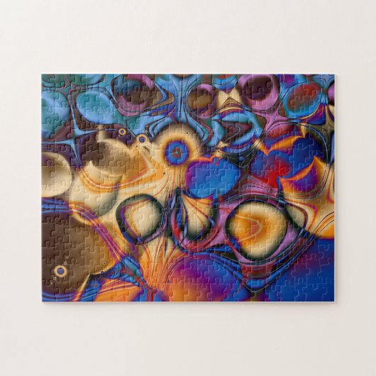 Fractal Abstracte herinneringen Legpuzzel (Horizontaal)