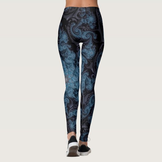 Fractal Afbeelding Leggings (Achterkant)