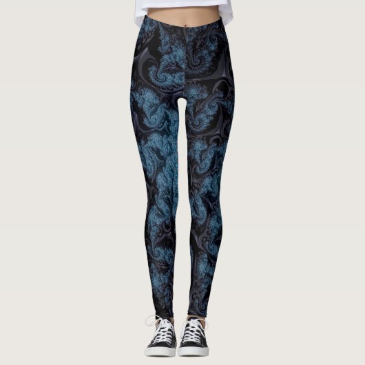 Fractal Afbeelding Leggings (Voorkant)
