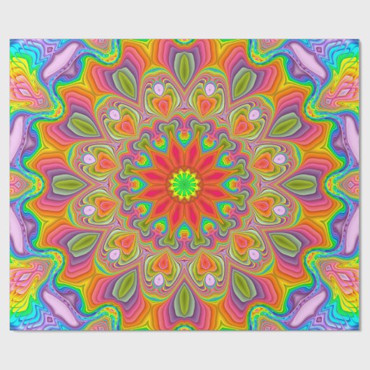 Fractal Ambrosia Delight Wrapping Paper Cadeaupapier (Vlak)