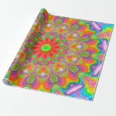 Fractal Ambrosia Delight Wrapping Paper Cadeaupapier (Uitgerold)