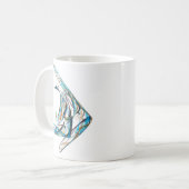 Fractal - Angelfish Koffiemok (Voorkant links)