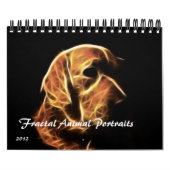 Fractal Animal Portraits 2012 Agenda Kalender (Hoes)