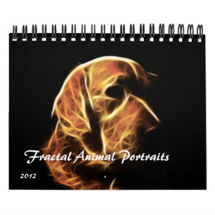 Fractal Animal Portraits 2012 Agenda Kalender