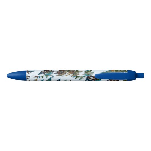 Fractal Arctic Camouflage Blauwe Inkt Pen (Achterkant)