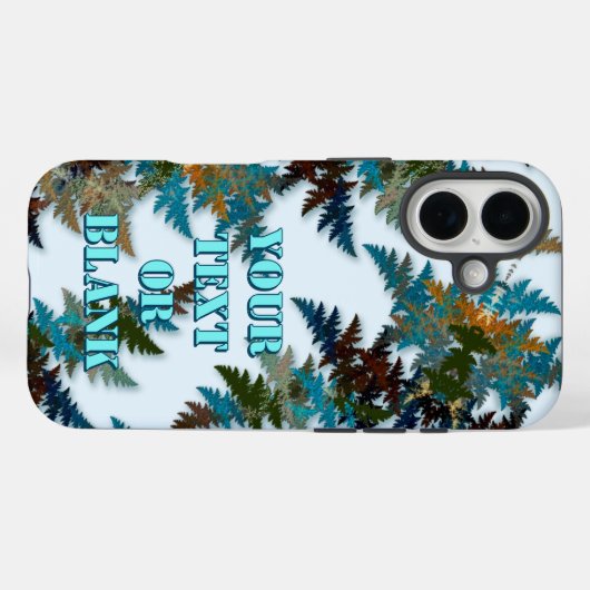 Fractal Arctic Camouflage Case-Mate iPhone Case (Achterkant (horizontaal))