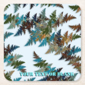 Fractal Arctic Camouflage Kartonnen Onderzetters (Voorkant)