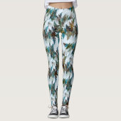 Fractal Arctic Camouflage Leggings (Voorkant)