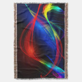 Fractal Art. 10 Throw Blanket Deken (Voorkant Verticaal)