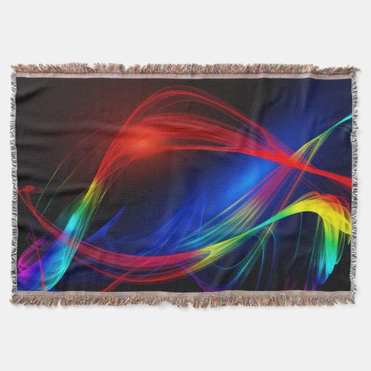 Fractal Art. 10 Throw Blanket Deken (Voorkant)
