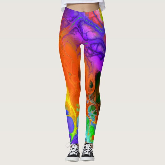Fractal Art. 19 Leggings (Voorkant)