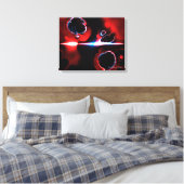 Fractal Art 1-7 verpakt Canvas Afdruk (Insitu (Slaapkamer))