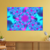 Fractal Art 24 Gewatteerd Canvas (Insitu (Woonkamer))