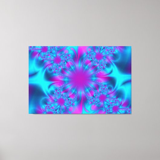 Fractal Art 24 Gewatteerd Canvas (Voorkant)