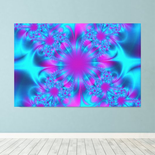 Fractal Art 24 Gewatteerd Canvas (Insitu (Houten vloer))