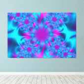 Fractal Art 24 Gewatteerd Canvas Afdruk (Insitu (Houten vloer))