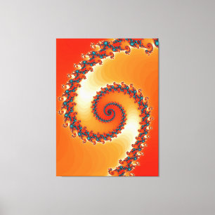 Fractal Art 26 Gewatteerd Canvas Afdruk