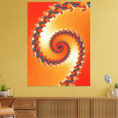 Fractal Art 26 Gewatteerd Canvas Afdruk (Insitu (Woonkamer))
