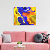 Fractal Art 2-1 verpakt canvas Afdruk (Insitu (Woonkamer))