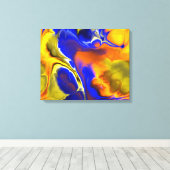 Fractal Art 2-1 verpakt canvas Afdruk (Insitu (Houten vloer))