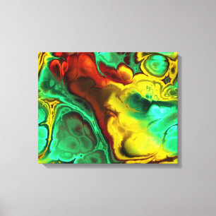 Fractal Art 2-1 verpakt canvas Afdruk