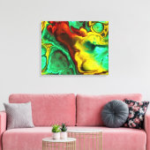 Fractal Art 2-1 verpakt canvas Afdruk (Insitu (Woonkamer))