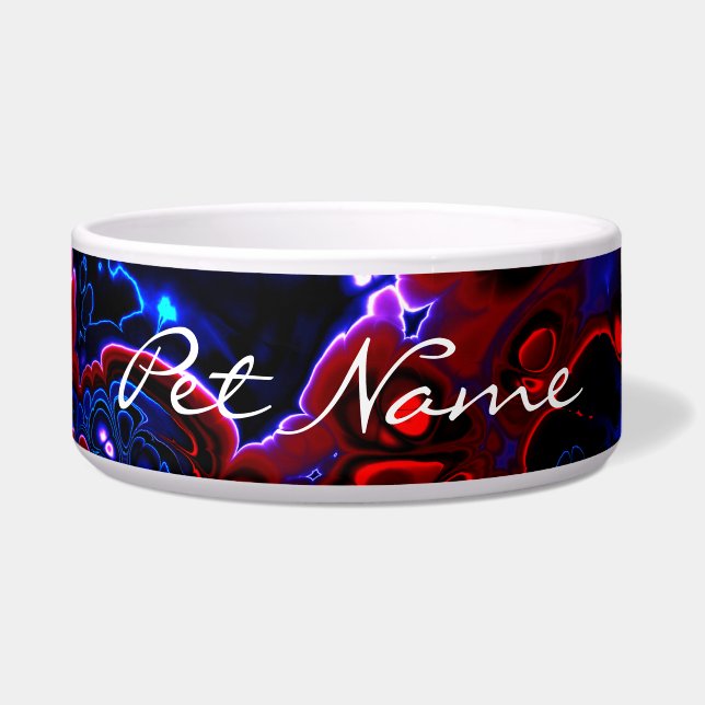 Fractal Art. 2-3 Pet Bowl Voerbakje (Voorkant)