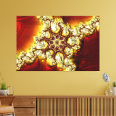 Fractal Art 34 Gewatteerd Canvas Afdruk (Insitu (Woonkamer))