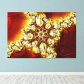 Fractal Art 34 Gewatteerd Canvas Afdruk (Insitu (Houten vloer))