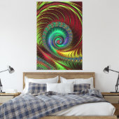 Fractal Art 38 Canvas Afdruk (Insitu (Slaapkamer))