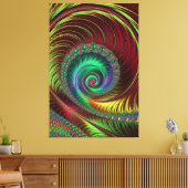 Fractal Art 38 Canvas Afdruk (Insitu (Woonkamer))