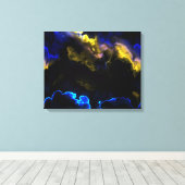 Fractal Art 3-1 verpakt canvas Afdruk (Insitu (Houten vloer))